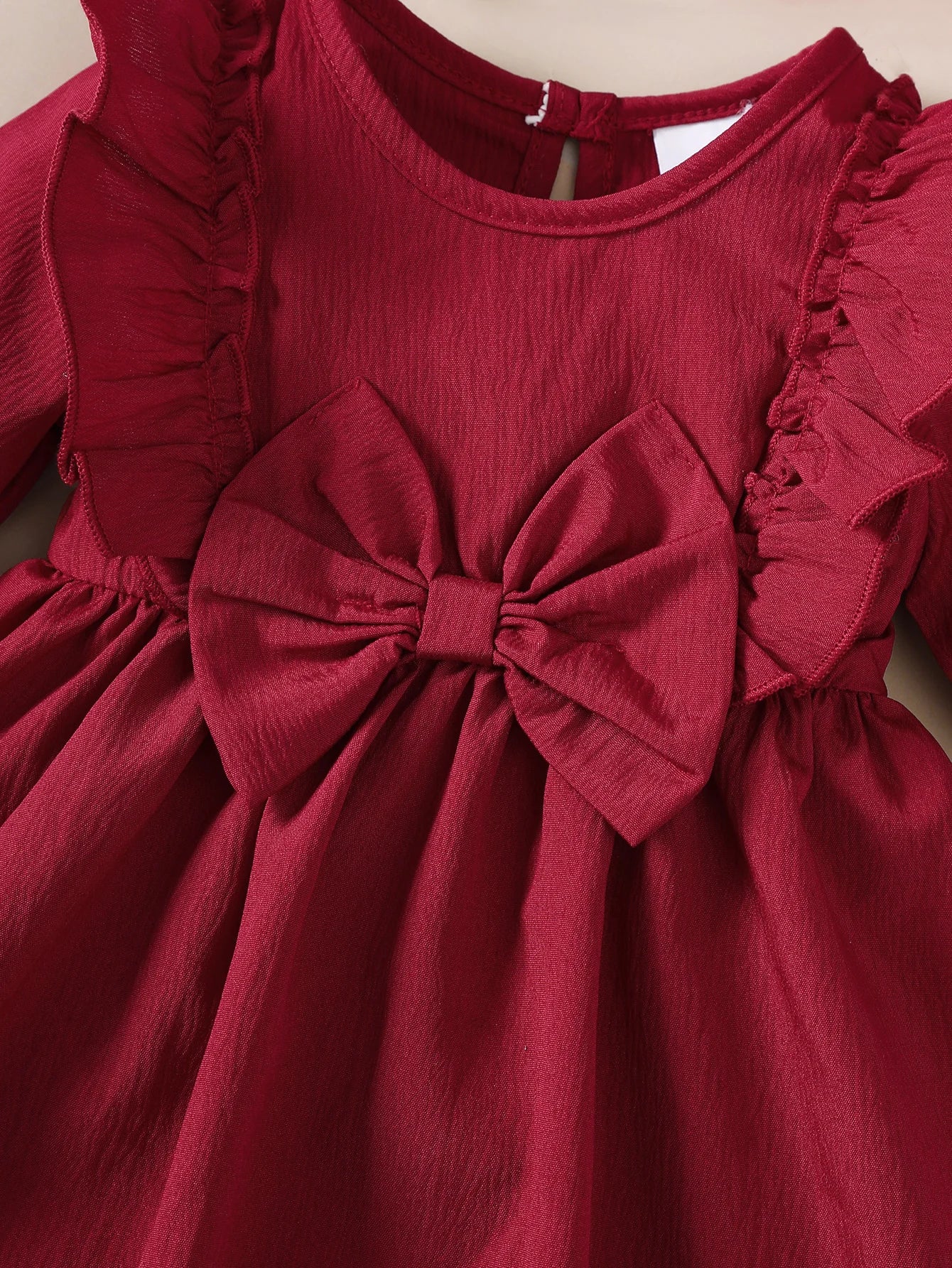 Baby girl Autumn Dress Ruffled Edges