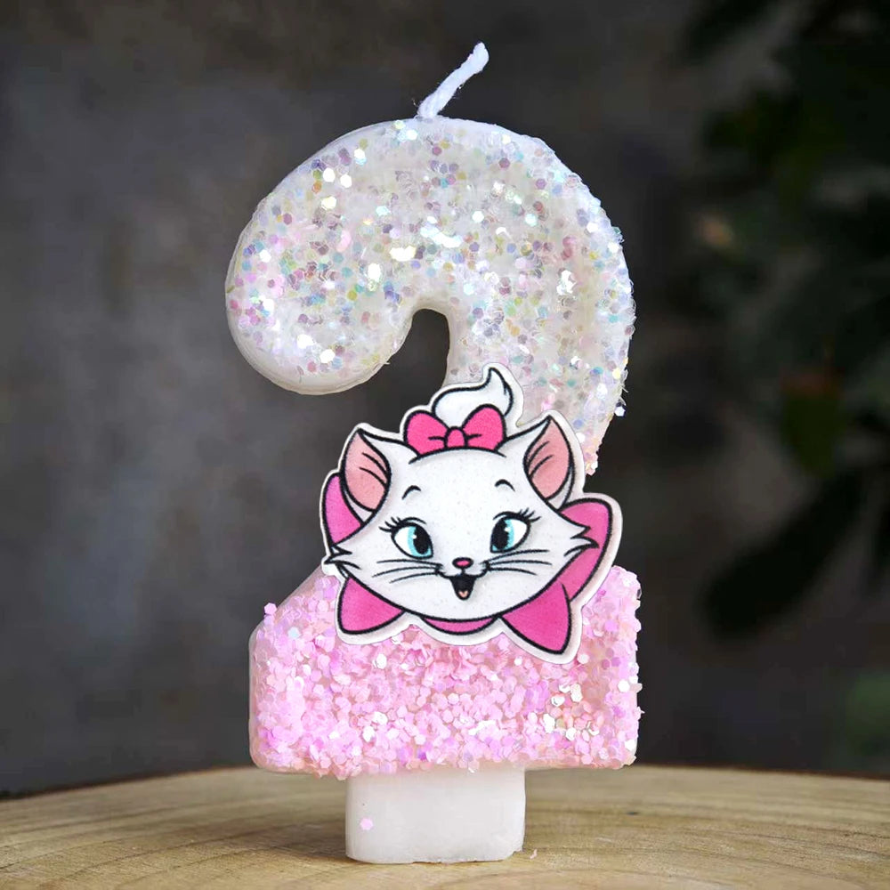 Marie Cat Candle Cartoon