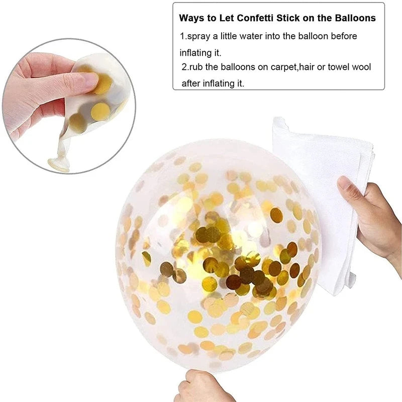 Beige White Balloons Garland
