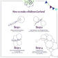 Beige White Balloons Garland