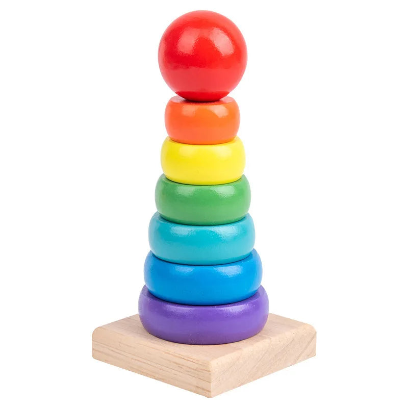 Montessori Toy Wooden Building