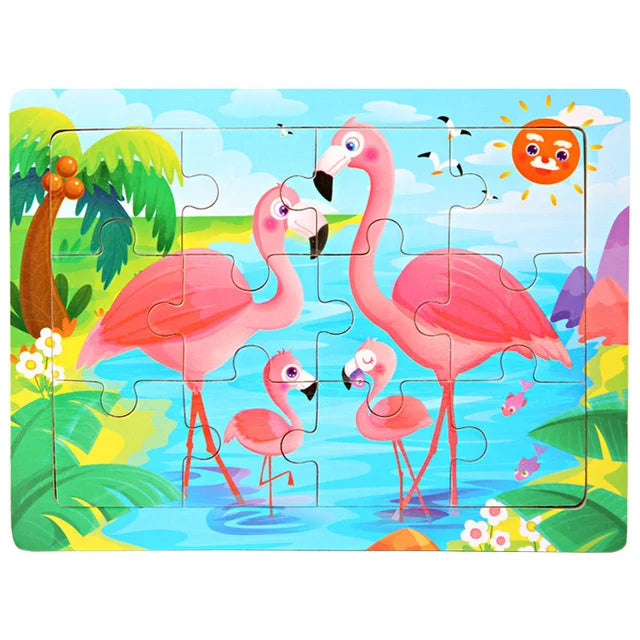New 30 Pieces Wooden Puzzles