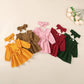 Baby girl Autumn Dress Ruffled Edges