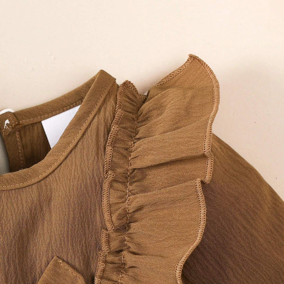 Baby girl Autumn Dress Ruffled Edges