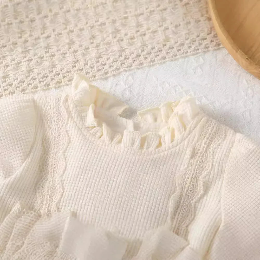 Autumn Lace Gauze Dress
