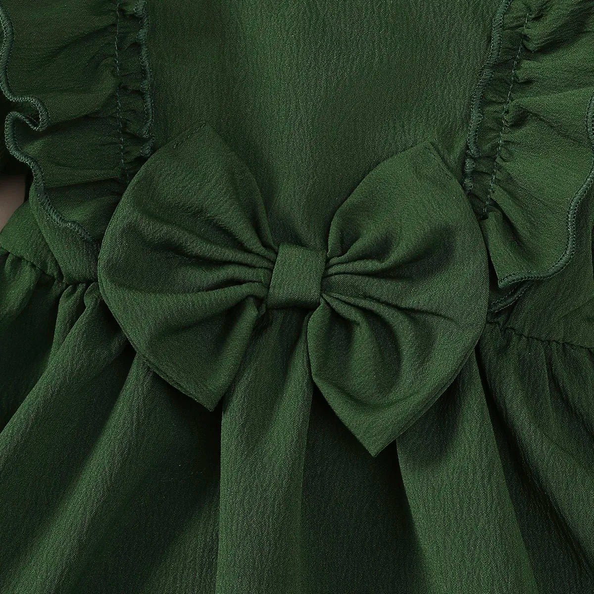Baby girl Autumn Dress Ruffled Edges