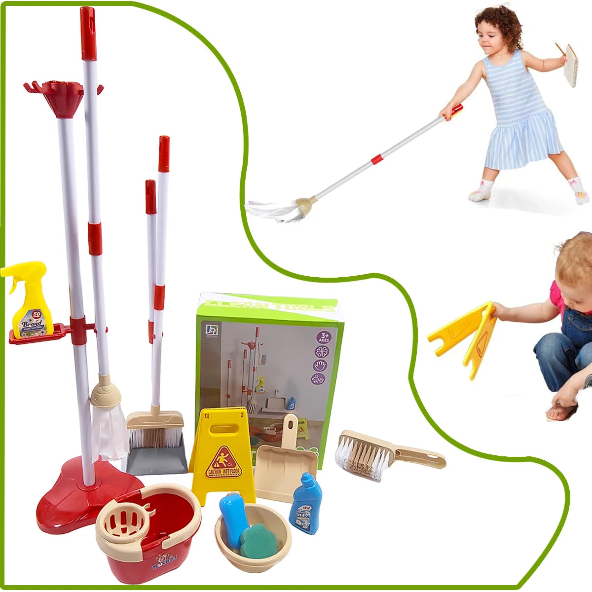 Kids Cleaning Toy Set