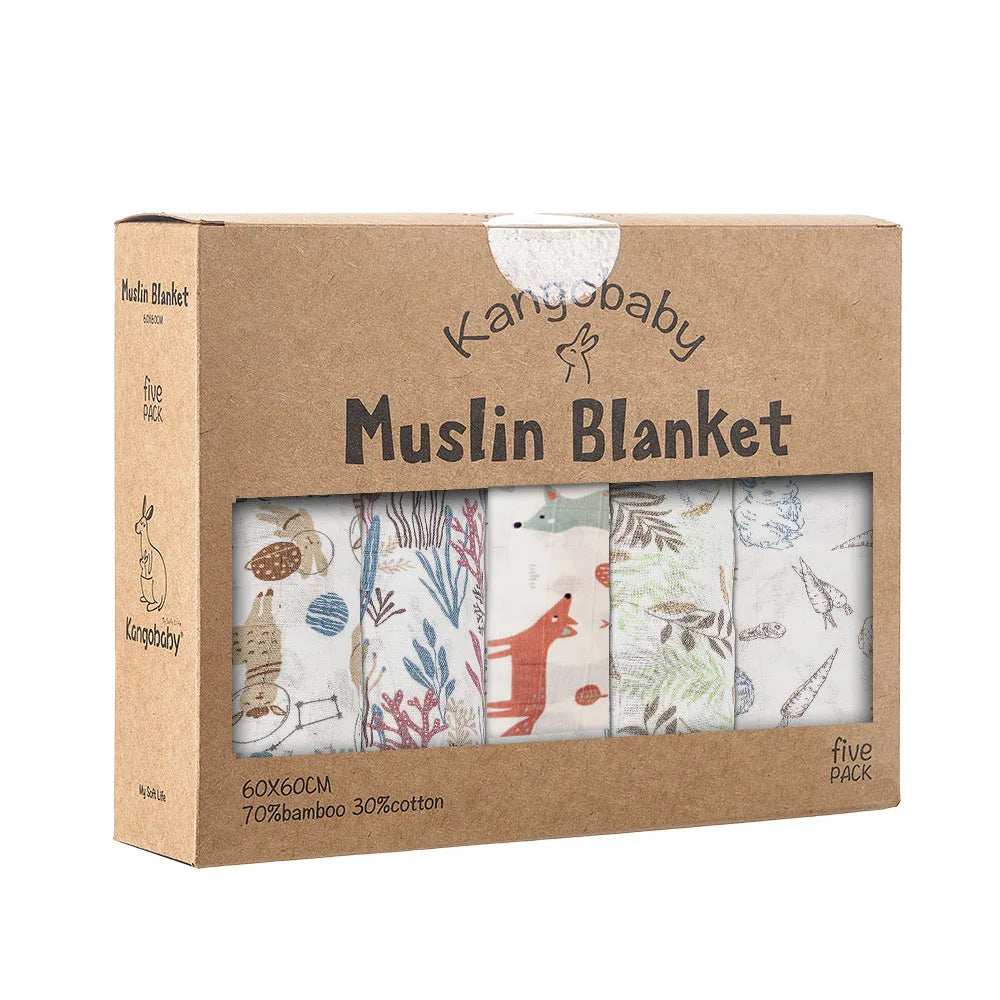 Bamboo Cotton Muslin Blanket