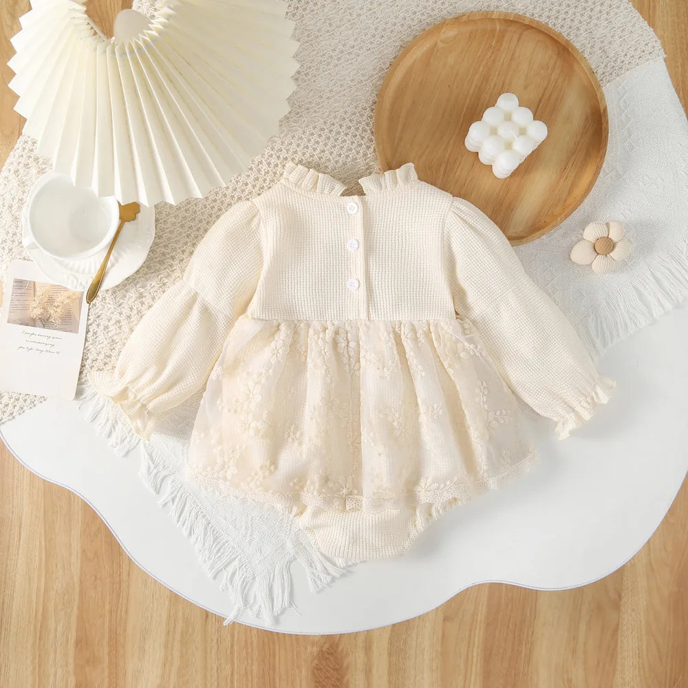 Autumn Lace Gauze Dress