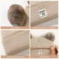 Solid Color Wool Knitted Bonnet