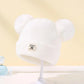 Solid Color Wool Knitted Bonnet