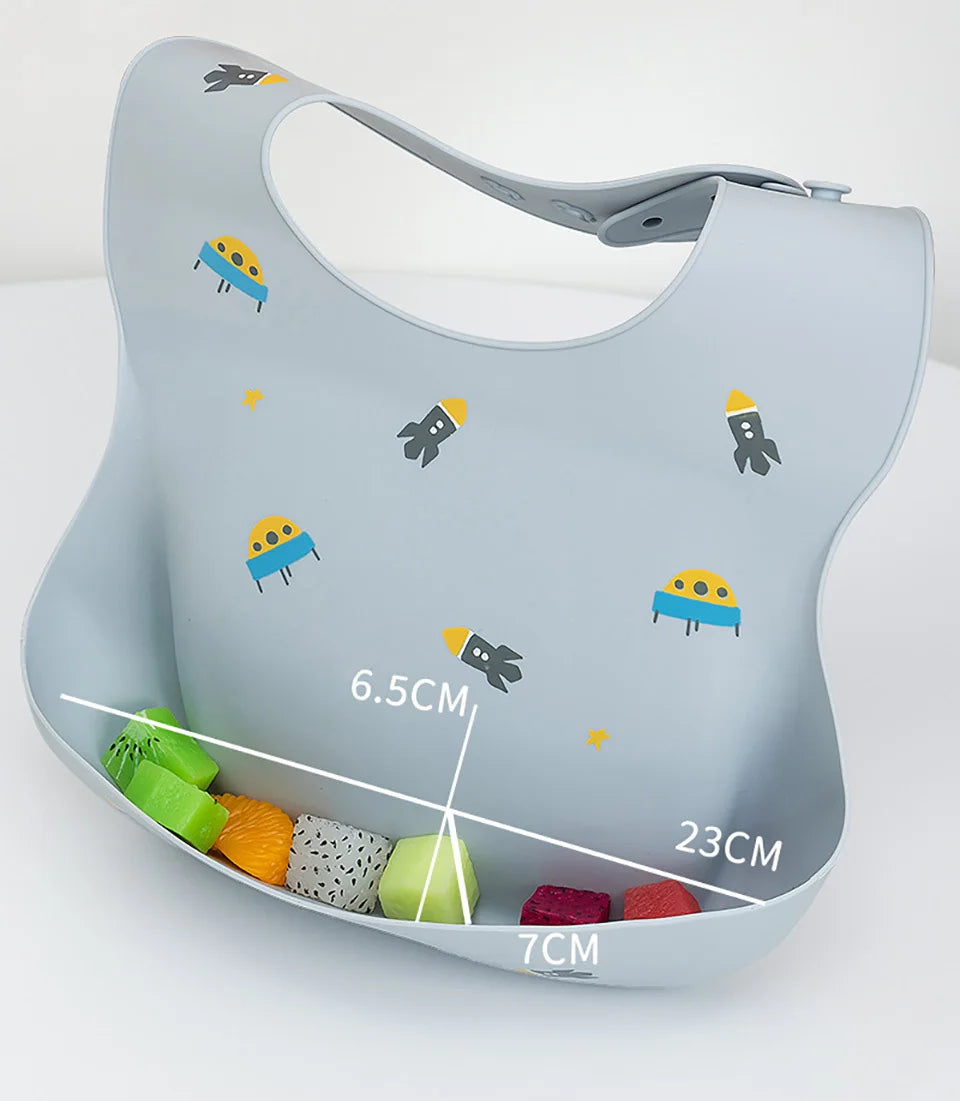 Waterproof Bibs For Kids Feeding