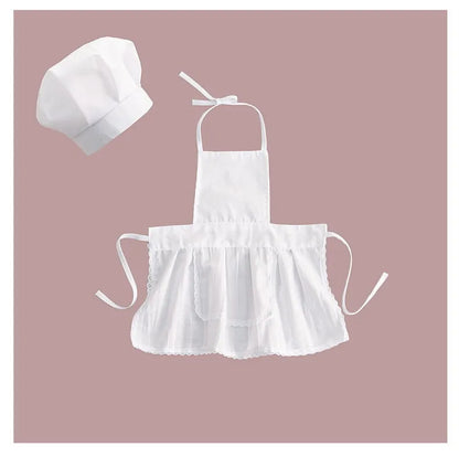 Baby Chef Apron Hat for Kids