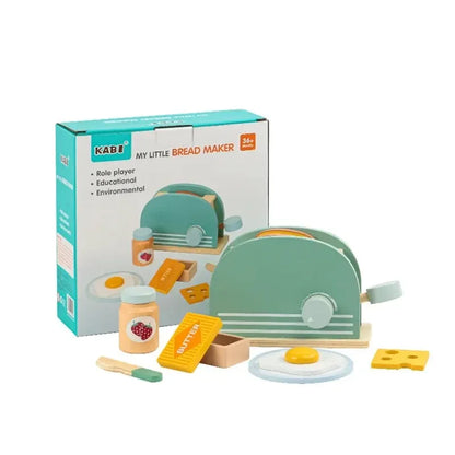Wooden Toaster Toy Kids