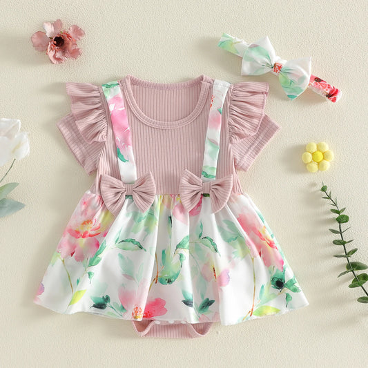 Baby Girl Summer Outfit Floral