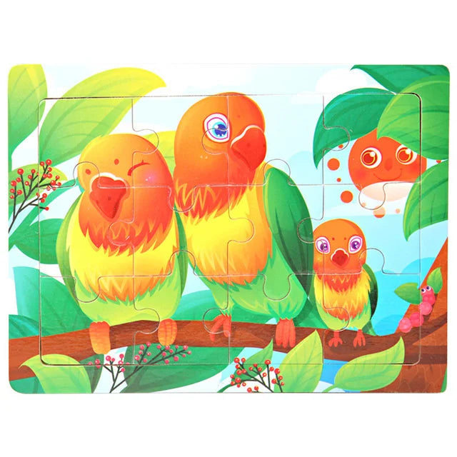 New 30 Pieces Wooden Puzzles