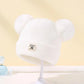 Solid Color Wool Knitted Bonnet