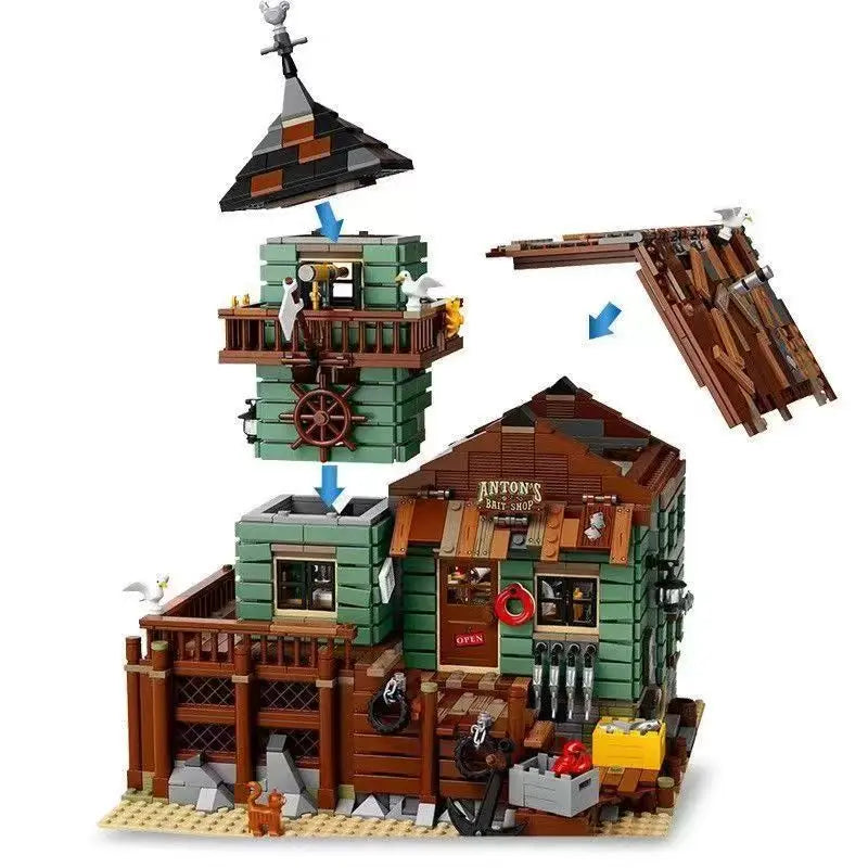 Hut Building Block Set