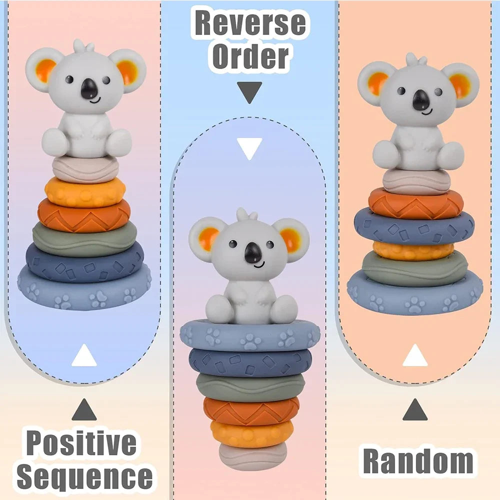 Baby Silicone Building Blocks