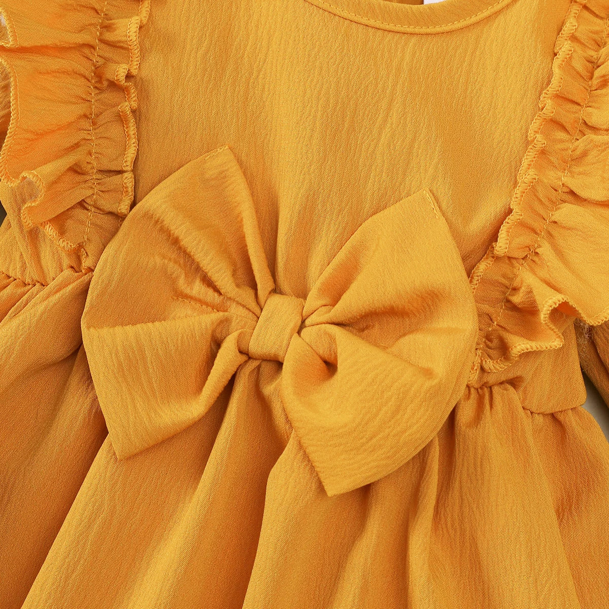 Baby girl Autumn Dress Ruffled Edges