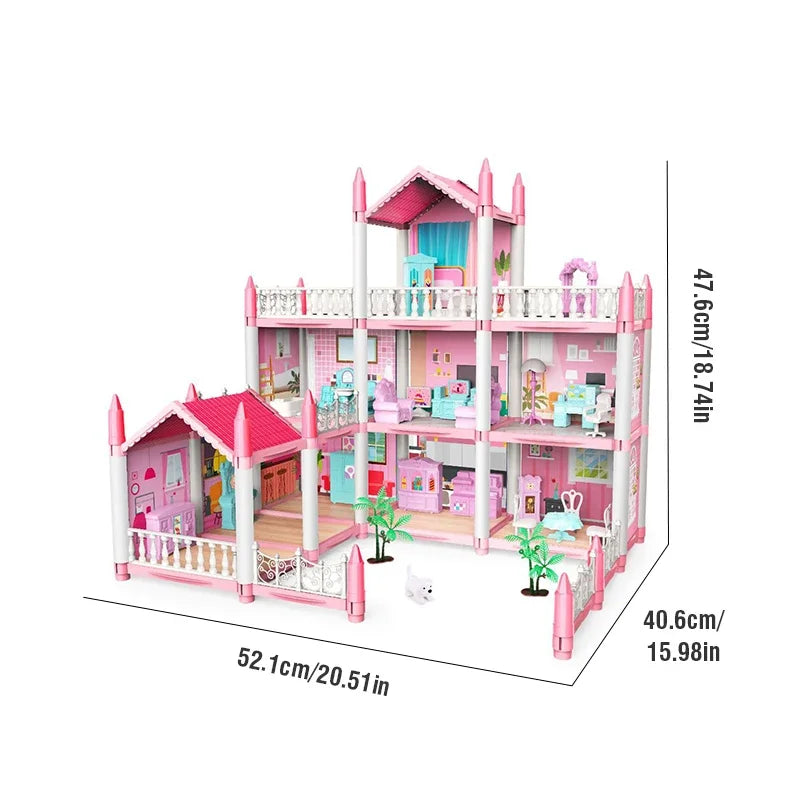 3D DIY Dream Princess Castle Villa