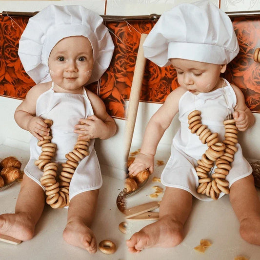 Baby Chef Apron Hat for Kids