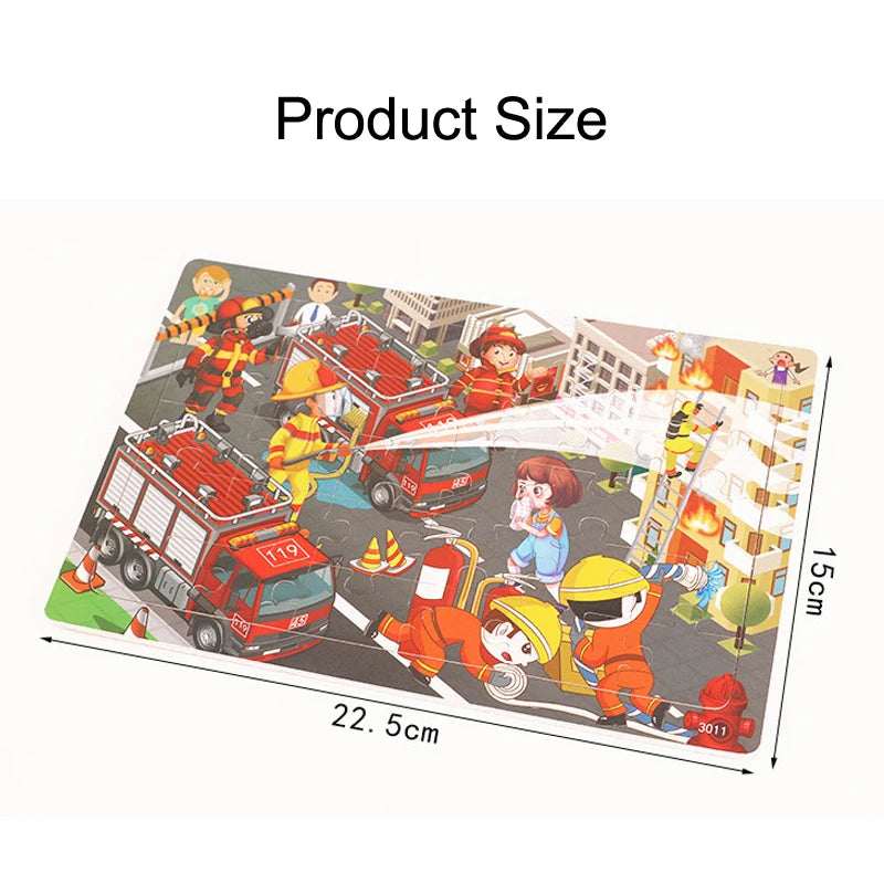 New 30 Pieces Wooden Puzzles