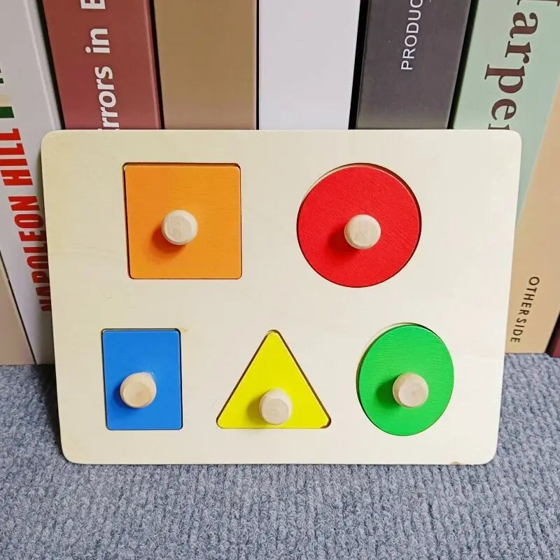 Montessori Toy Wooden Building