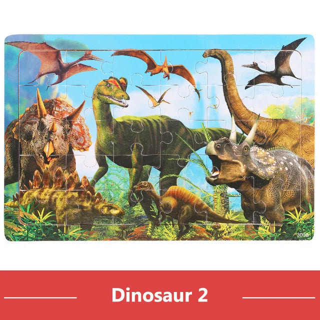 New 30 Pieces Wooden Puzzles