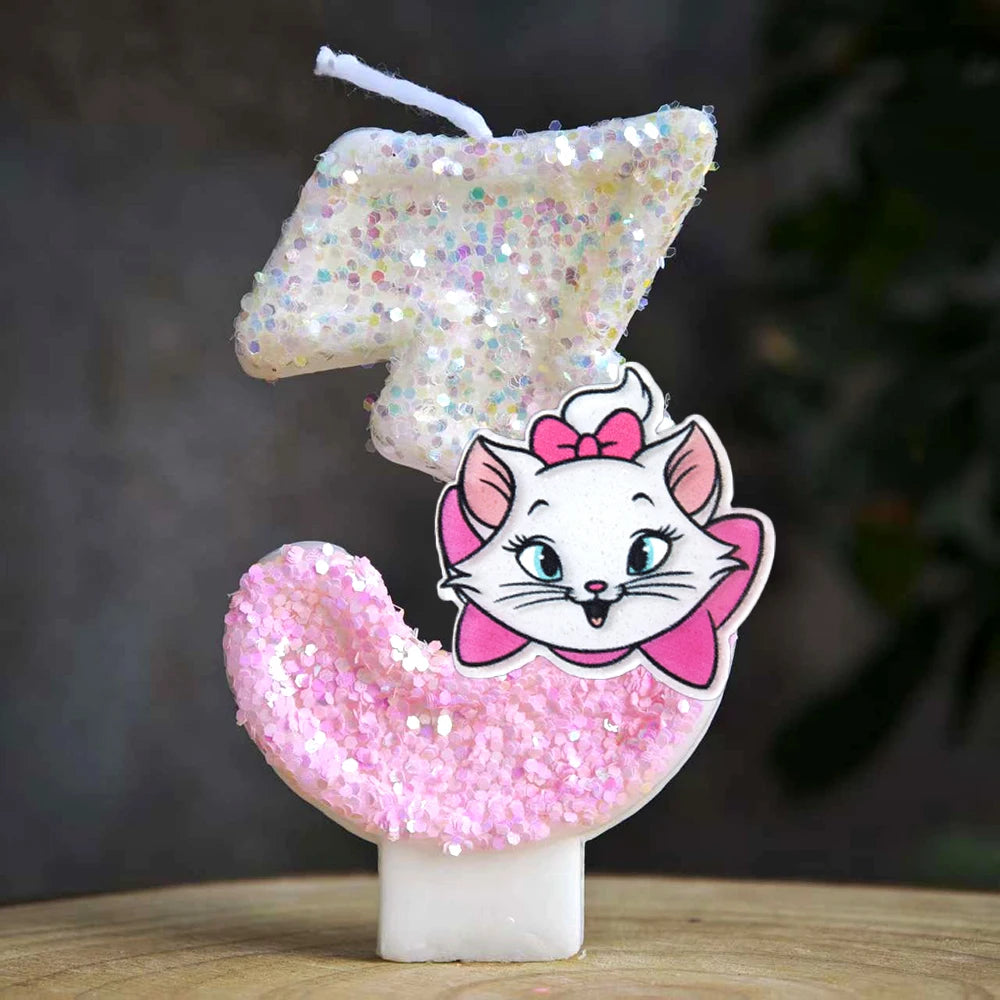 Marie Cat Candle Cartoon