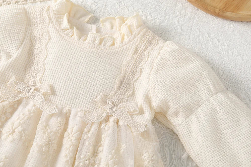 Autumn Lace Gauze Dress