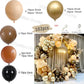 Beige White Balloons Garland