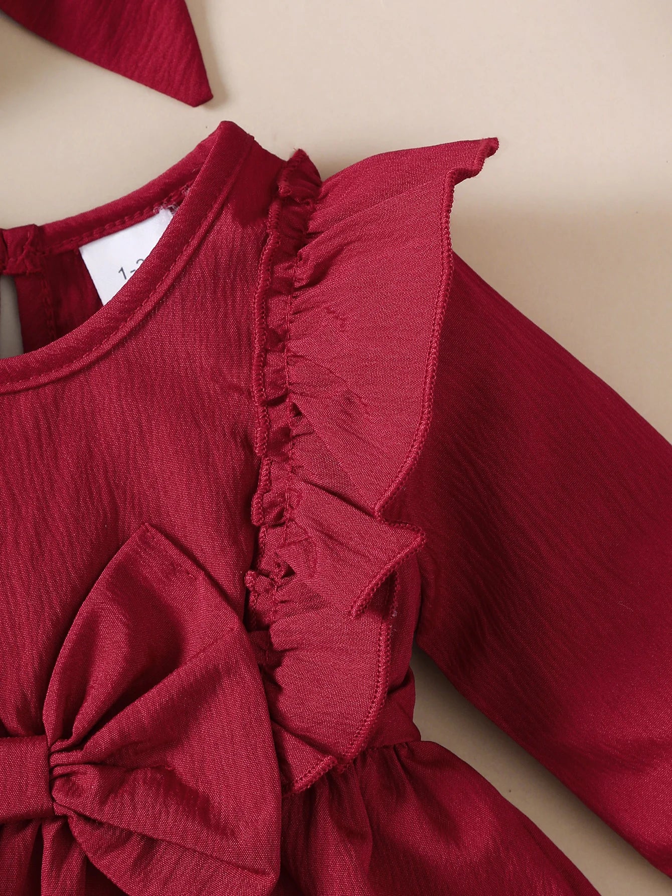 Baby girl Autumn Dress Ruffled Edges