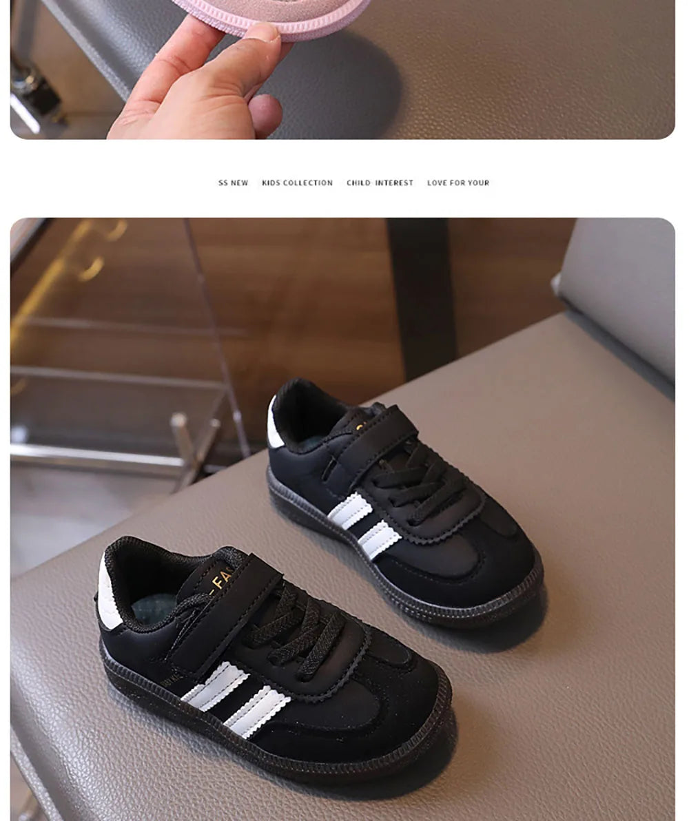 PU Leather Sport Shoes For Children