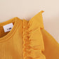 Baby girl Autumn Dress Ruffled Edges