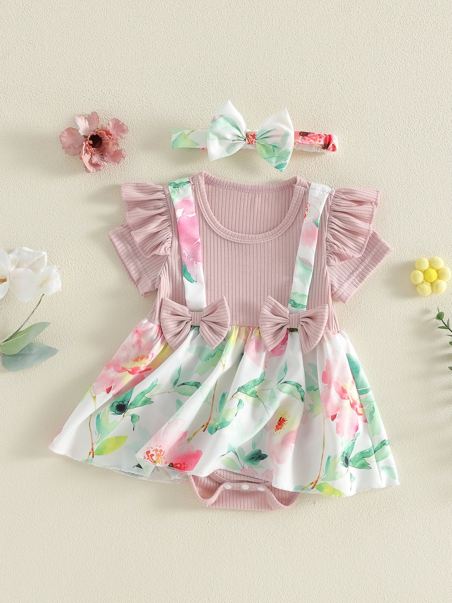 Baby Girl Summer Outfit Floral