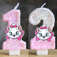 Marie Cat Candle Cartoon