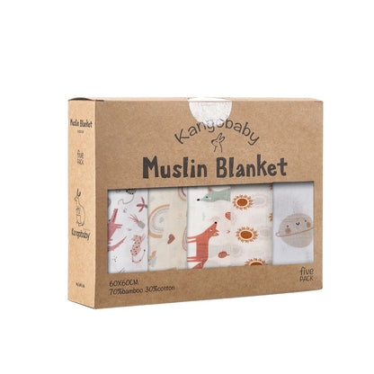 Bamboo Cotton Muslin Blanket