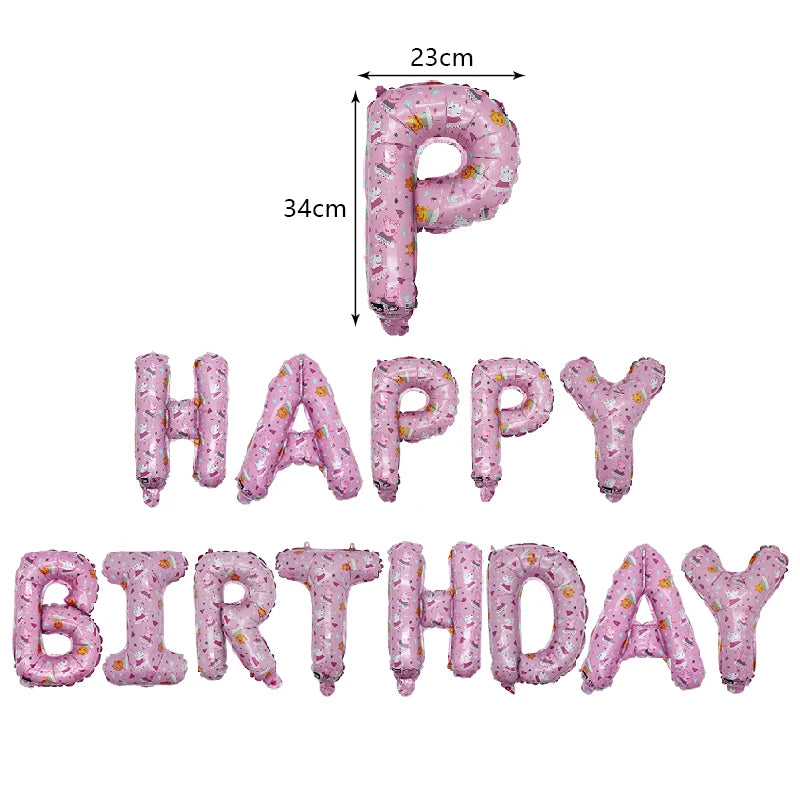 Birthday Party Decoration Aluminum
