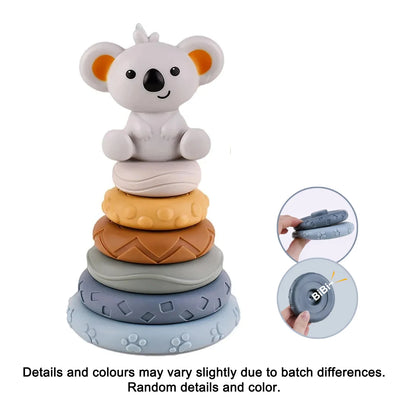 Baby Silicone Building Blocks