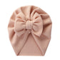 Solid Textured Ribbed Turban Baby