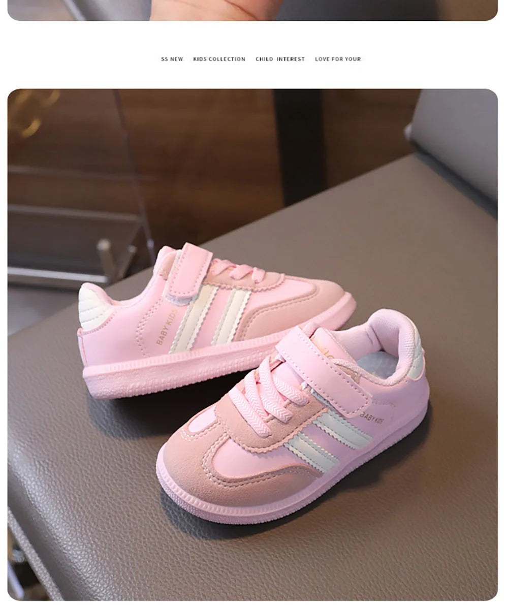 PU Leather Sport Shoes For Children