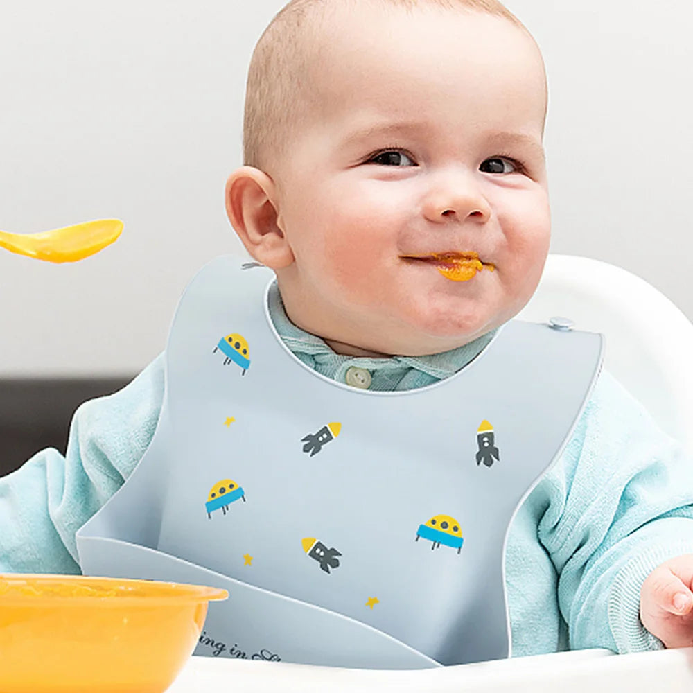 Waterproof Bibs For Kids Feeding