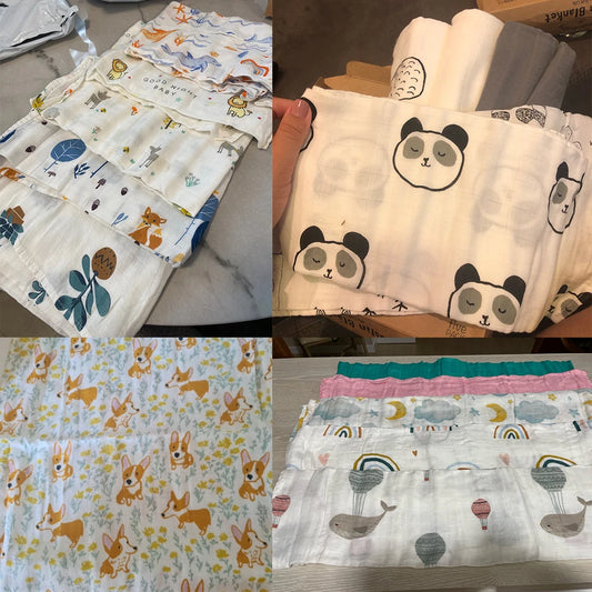 Bamboo Cotton Muslin Blanket