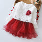 Lace flower girl dress