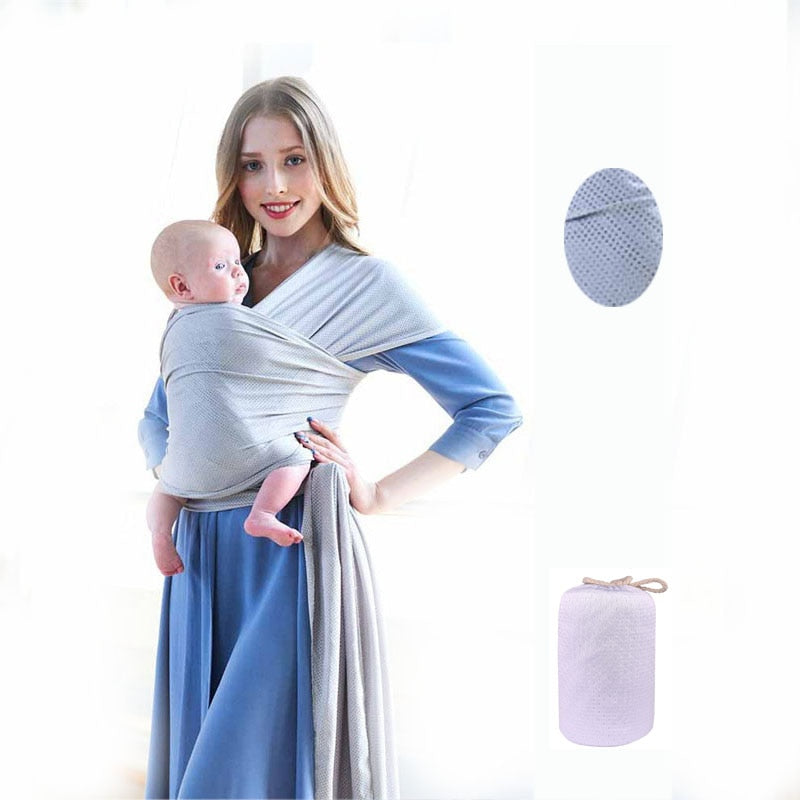 Breathable Baby Sling Carrier Wrap