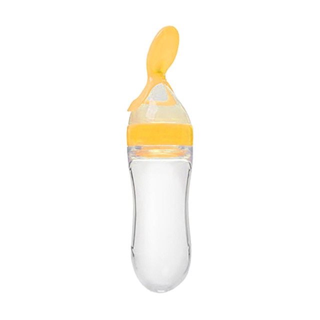 Baby Bottle With Spoon Feeder